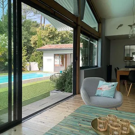 Grande Familiale Pres Du Bassin - 180m2 * 앙데르노스레방