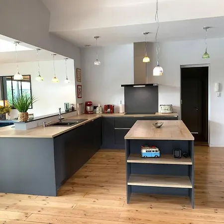 Grande Familiale Pres Du Bassin - 180m2 앙데르노스레방